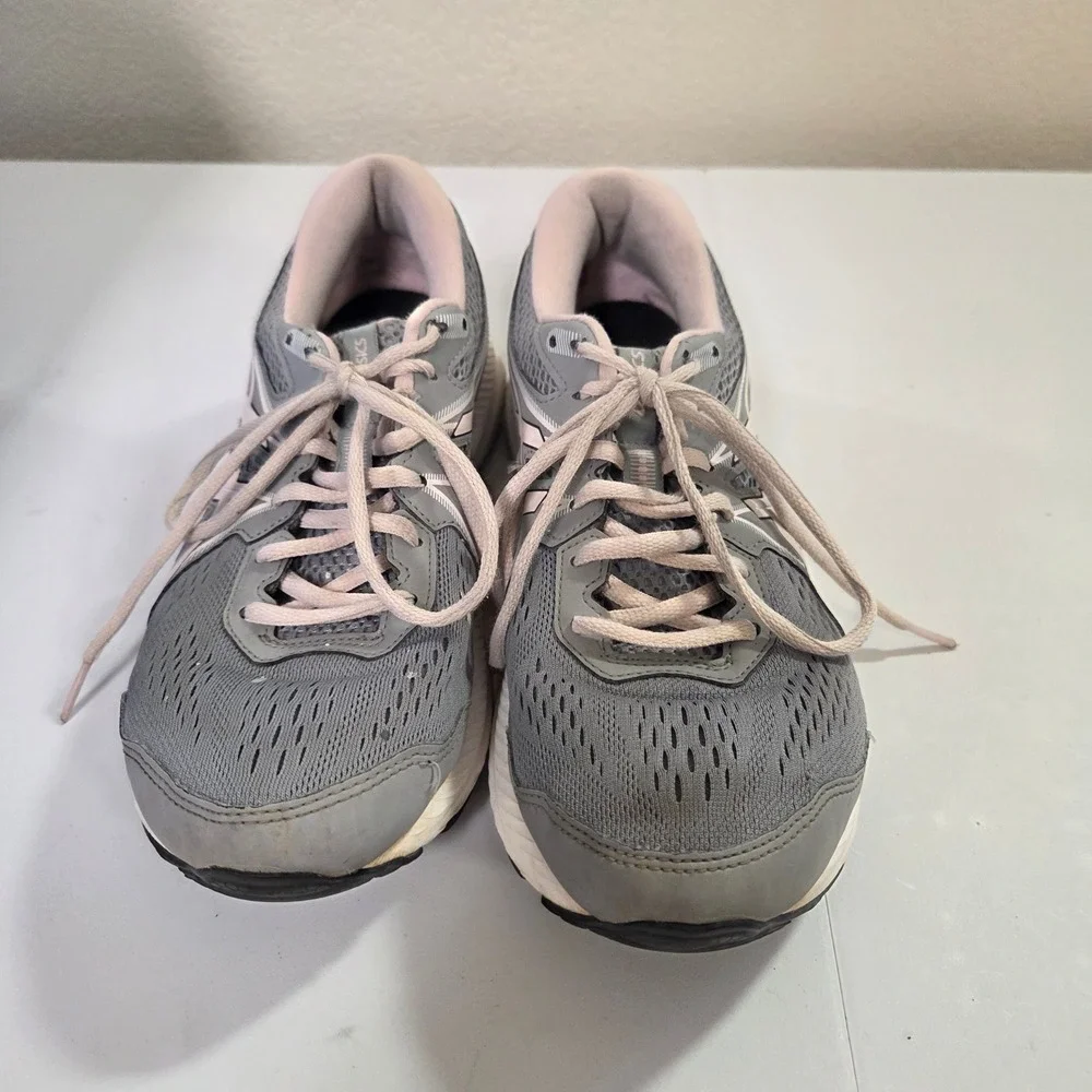 Asics Gel Contend‎ 7 Women's Running Shoes Gray Pink Lace Up Athletic Size 8.5